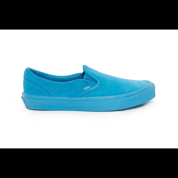 blue vans slides